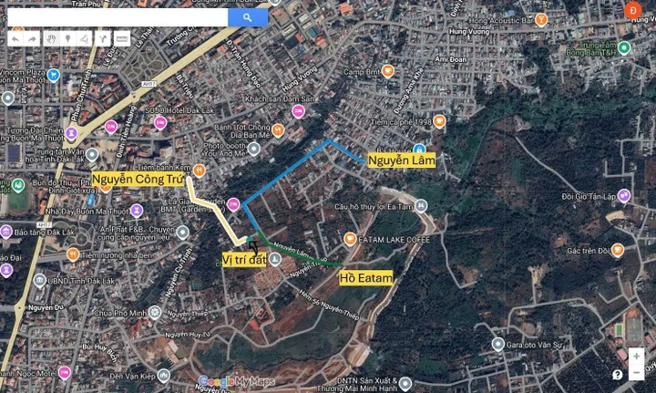 Bán đất 140.3m² ngang 8.7m giá 1.75 tỷ Phường Buôn Ma Thuột