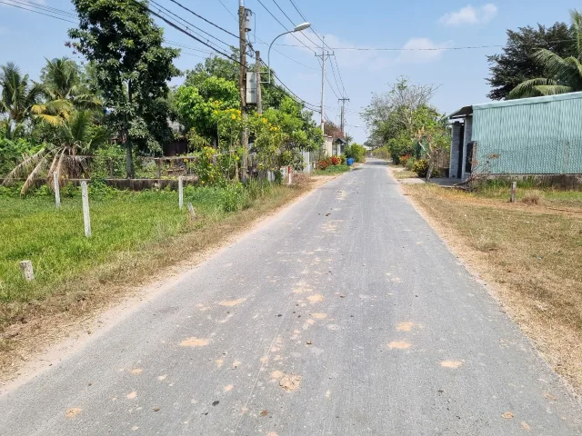(S249) Đất mặt tiền Nguyễn Thị Hẹ, xã Trung Lập Thượng, dt 153m2, giá  chốt cứng 1 tỷ 900