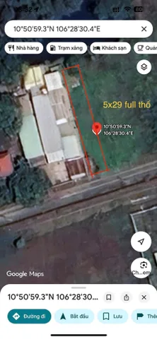 Bán đất 149.9m² ngang 5m giá 1.05 tỷ Xã Mỹ Hạnh