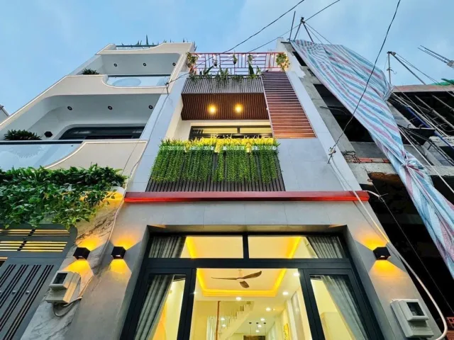 Bán nhà hẻm oto Nguyễn Hữu Cảnh giá 6tỷ100tr DT 60,1m2 phường 22 quận Bình Thạnh, sổ hồng riêng.