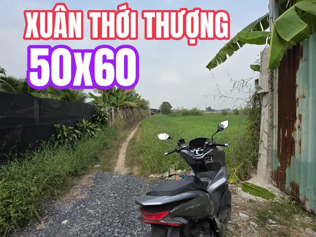 🟥Bán đất 3000m² Xuân Thới Thượng 3 vuông đẹp làm nhà Xã Bà Điểm chỉ 6ty
