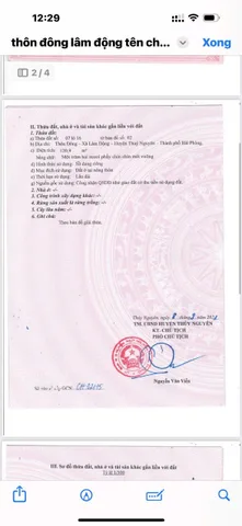 Bán 120 m mặt đường 203 Lâm Động buôn bán kinh doanh sầm uất . L/h:076.231.9990 e Thúy