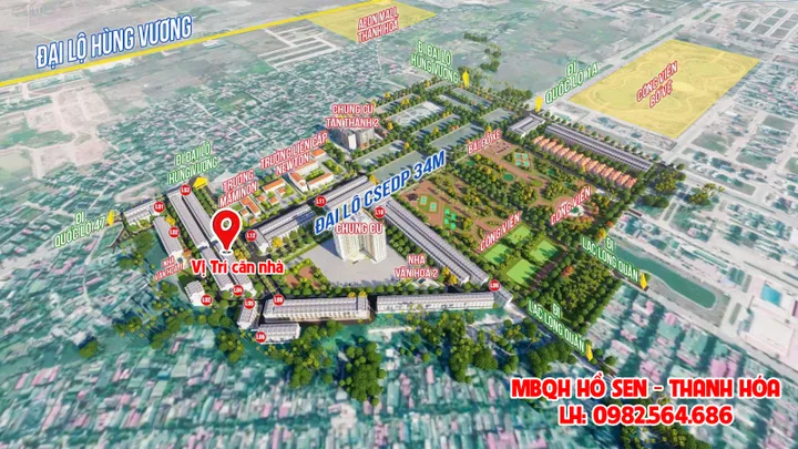Căn MBQH HỒ SEN VIEW NHÀ VĂN HOÁ - THANH HÓA