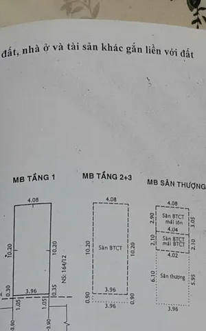 BÁN NHÀ ĐẸP 4 TẦNG – TÂN SƠN NHÌ, TÂN PHÚ HẺM Ô TÔ – 5PN – GIÁ 6.XX TỶ