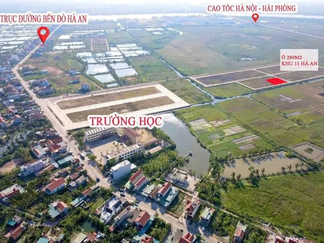 Cần tiền bán gấp lô đất 263m2 mặt tiền 15m liền kề với vinhomes hạ long xanh, phường hà an