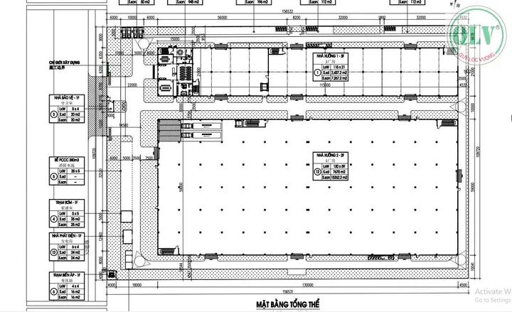 CHO THUÊ NHÀ XƯỞNG – KCN MỘC BÀI, BẾN CẦU, TN – 22.989m²