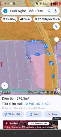 Bán đất 576m² ngang 20m giá 3.5 tỷ Xã Ngãi Giao
