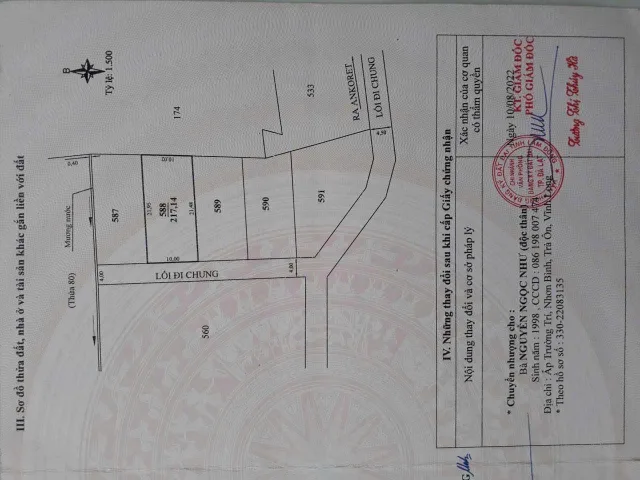Bán đất 217m² full thổ cư ngang 10m giá 4.4 tỷ tại Phường Lang Biang - Đà Lạt