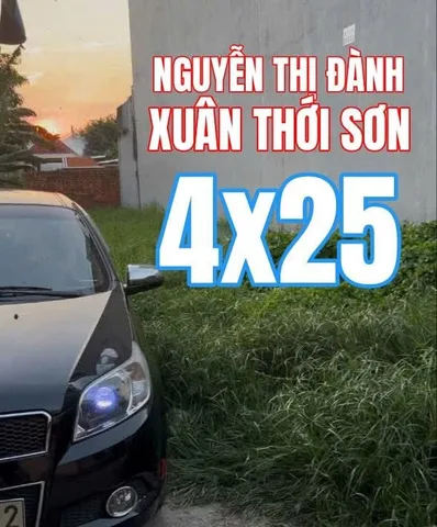 🔴Bán đất 100m² full thổ cư ngang 4mx25m giá 2.5 tỷ hẻm xe hơi tại Xuân Thới Sơn Hóc Môn