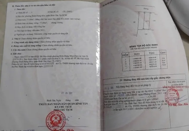 Bán nhà 2 Tầng, Hẻm ôtô Thông, DT: 80m² có sẵn 72m² thổ cư ngang 5m giá 6.5 tỷ tại Phường Bình Hưng Hòa
