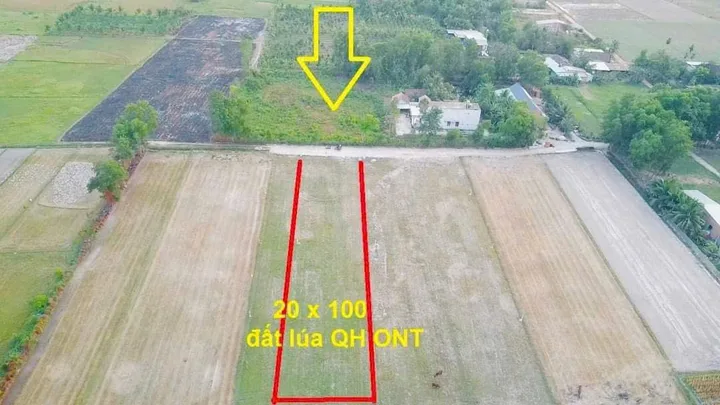 Bán đất 1004m² có sẵn 200m² thổ cư ngang 10m giá 1.2 tỷ tại Phường Gò Dầu