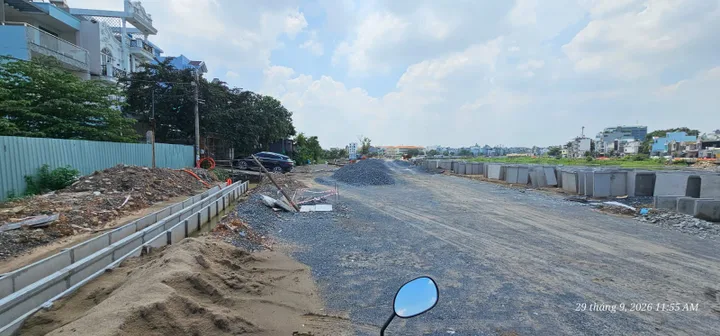 Đất mặt tiền sông Vàm Thuật 25x35 đường An Phú Đông 9, Quận 12