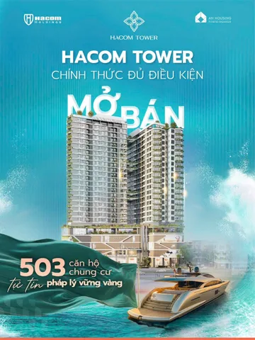 🔥HACOM TOWER CHÍNH THỨC ĐƯỢC DUYỆT MỞ BÁN - NHẬN BOOKING ĐẦU NĂM 2026!
