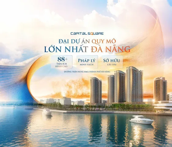 🔥Chỉ 3.8 Tỷ Sở Hữu Căn Hộ View Sông Hàn Capital Square Sổ Lâu Dài