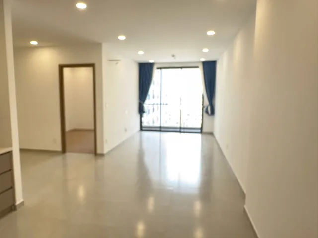 Cho thuê căn hộ quận 9, DT 63m2 có rèm, view sông, balcony rất rộng, chỉ 5,5 triệu