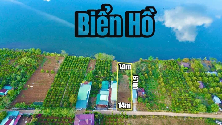 Đất view Biển Hồ nước -Hẻm chính Phó Đức Chính gần cầu treo