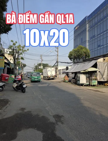 🟥Bán nhà kho xưởng 200m² full thổ cư mặt tiền Tiền Lân 14 Bà Điểm thẳng 300m ra Quốc lộ 1A vị trí đẹp nhất giá 12,5 tỷ