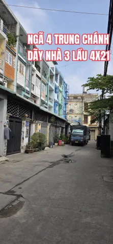 🔴Bán nhà 3 lầu 4x21m gần Ngã 4 Trung Chánh tại Đường Quốc Lộ 22 Xã Bà Điểm