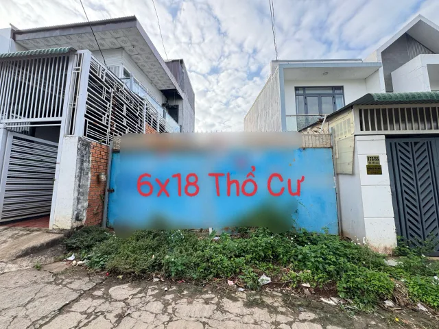 Bán đất 108.7m² có sẵn 50m² thổ cư ngang 6m giá 3.15 tỷ tại Phường Buôn Ma Thuột