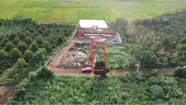 Bán đất 180m² có sẵn 60m² thổ cư ngang 6m giá 445 triệu tại Phường Cư Bao