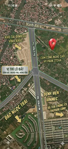 Bán đất 180m² full thổ cư ngang 15m giá 14 tỷ tại Xã Long Hưng Huyện Văn Giang