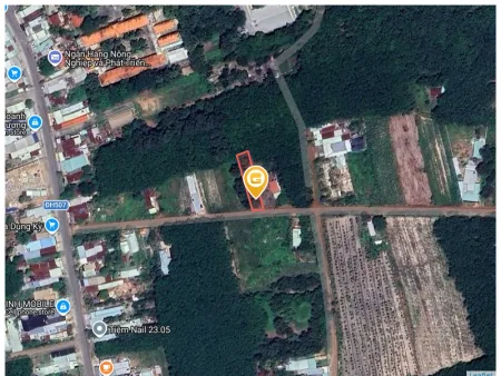 Bán đất 595.5m² có sẵn 100m² thổ cư ngang 10m tại Xã Phước Thành