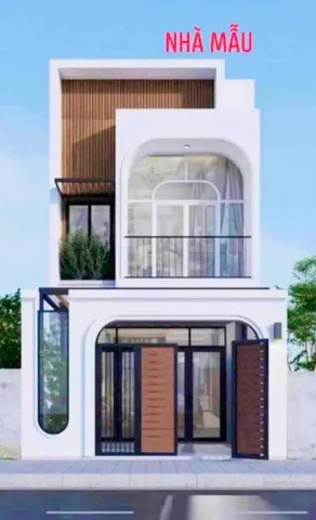 Bán nhà mới xây mặt tiền đường nhựa thông