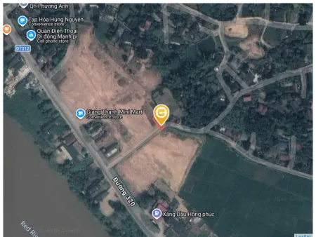 Bán đất 120.7m² full thổ cư ngang 6m giá 1.6 tỷ tại Xã Vĩnh Chân
