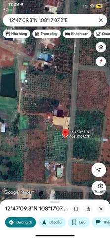 Bán đất 192.6m² có sẵn 60m² thổ cư ngang 6m giá 250 triệu tại Phường Cư Bao