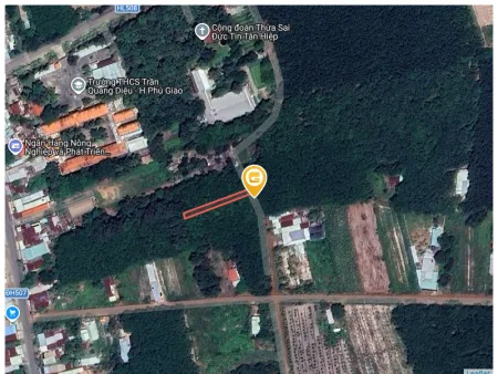 Bán đất 368.8m² có sẵn 100m² thổ cư ngang 5m tại Xã Phước Thành
