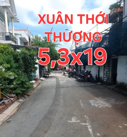 Bán đất 100m² full thổ cư ngang 5m giá 3.6 tỷ tại Đường Xuân Thới Thượng 10 Xã Bà Điểm