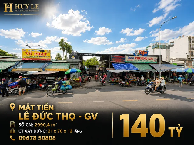 [~3000m2] mặt tiền 1315 Lê Đức Thọ, Gò Vấp