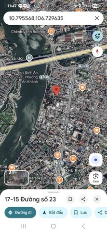 Bán đất đường 23 Trần Não, Quận 2, TP Thủ Đức, gần sông, vị trí vip
