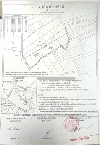 Bán đất 1887m² có sẵn 300m² thổ cư ngang 24m giá 11 tỷ tại Phường Long Hương