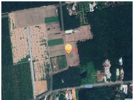 Bán đất 264.8m² có sẵn 100m² thổ cư ngang 6m tại Xã Phước Thành