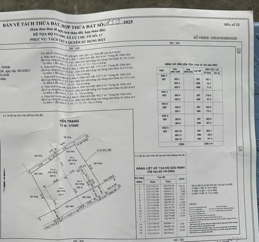 Bán đất 175m² có sẵn 118m² thổ cư ngang 5m giá 2.65 tỷ tại Xã Củ Chi