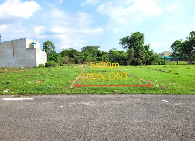 Bán đất thổ cư gần đường Nguyễn Thị Lắng xã Tân Phú Trung Củ Chi TPHCM, DT: 5x30m.