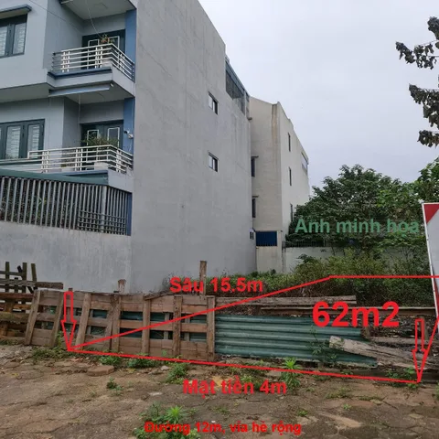 Bán đất Trâu Quỳ, Gia Lâm, Hà Nội. 62m2, mt 4, đường 12m, giá đầu tư. Lh 0989894845