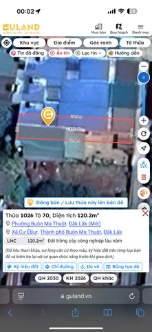Bán nhà 120.2m² có sẵn 60m² thổ cư ngang 5m giá 3.5tỷ tại Phường Buôn Ma Thuột
