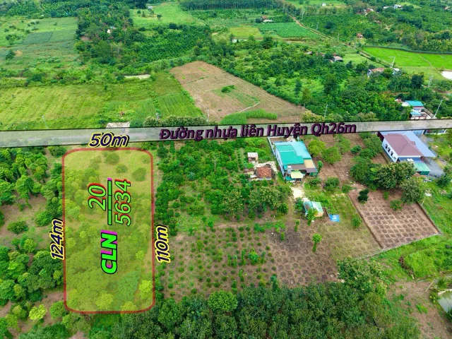 Bán đất 5787.5m² ngang 50m giá 2.1 tỷ tại Xã Ea M’Droh