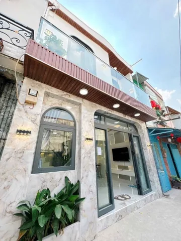 NHÀ ĐẸP 2 MẶT TIỀN HẺM 1283 HUỲNH TẤN PHÁT, PHÚ THUẬN, 2 TẦNG, 30M2, SHR, NHỈNH 4T