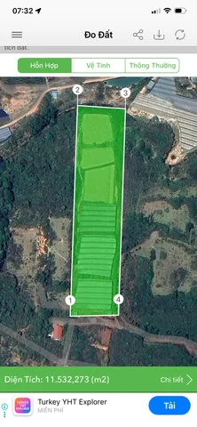 Bán đất 11000m² ngang 50m giá 44 tỷ tại Phường Lang Biang - Đà Lạt