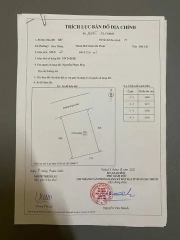 Bán đất 163.5m² có sẵn 75m² thổ cư ngang 10m giá 2.6 tỷ tại Phường Tân Lập