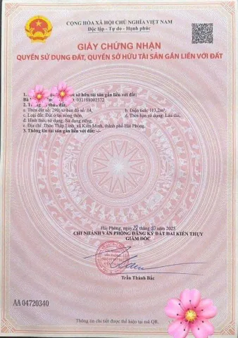 Bán đất mặt đường rộng 30m 113,2m² full thổ cư ngang 5m giá 4.65 tỷ tại Đường ĐH402 Xã Kiến Minh