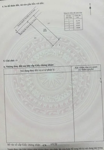 Bán 4 lô thổ cư liền kề mt đường Nguyễn Thị Điểm , xã Tân Bình ,Tân Trụ dt 215m2 giá 1 tỷ 1 lô