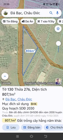 Lô đất 2 mặt tiền nhựa tổng 110m vị trí đẹp.