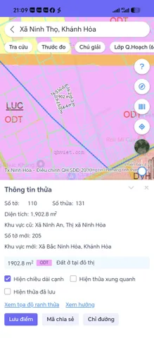 0938113403 Bán đất 1823.3m² ngang 39.5m giá 6.9tỷ tại Xã Bắc Ninh Hòa Z308