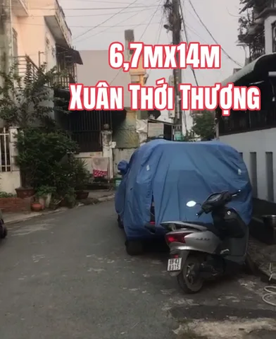 🟥Hiếm, Hơn 80m² nền đất thổ cư đường nhựa Xuân Thới Thượng chỉ 3 tỷ 1 khu dân cư Xã Bà Điểm