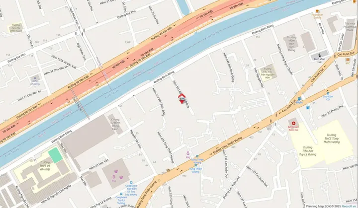 Bán đất 225m² full thổ cư ngang 21m giá 22 tỷ tại Phường Phú Định