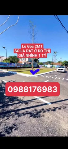 LÔ GÓC 2MT ĐẤT Ở ĐÔ THỊ, GIÁ NHỈNH 1 TỶ